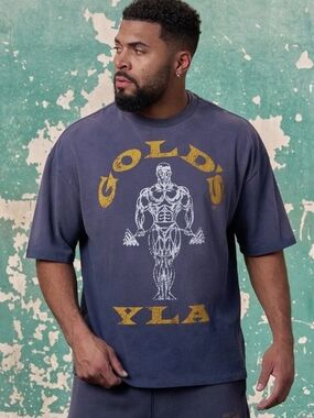 Youngla Gold's Gym Navy XXL (Sold Out) 4213